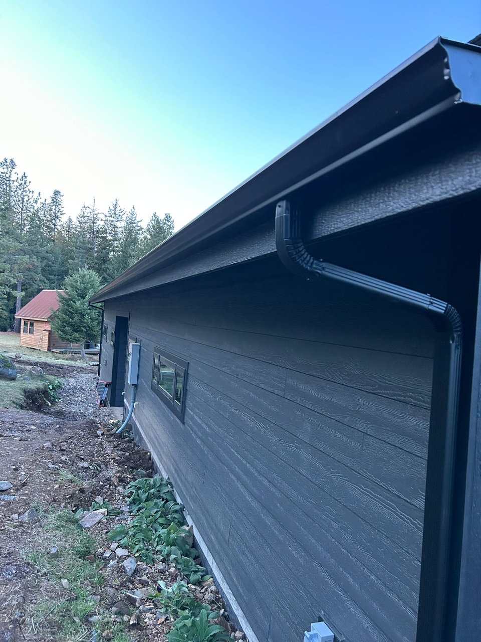 Home with new gutter system